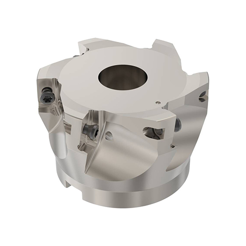 R220.69-03.00-18-6AN 3.0000" Diameter Coolant Through Indexable Square Shoulder Face Mill product photo Front View L