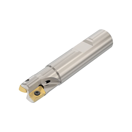 R217.69-1616.3-10-2A 16mm Diameter 2-Flute Coolant Through Indexable Square Shoulder End Mill product photo Front View L