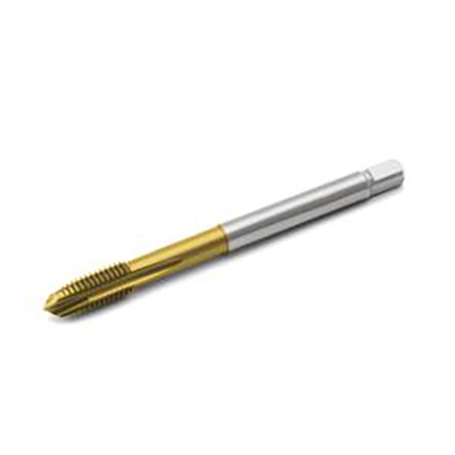 M16x2.0 6H TiN Coated HSS-PM Spiral Point Plug Tap product photo Front View L