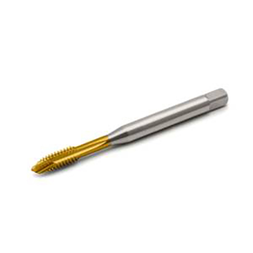 3/8"-16 2B TiN Coated HSS-PM Spiral Point Plug Tap product photo Front View L