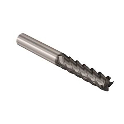 20mm Diameter x 20mm Shank 0.25mm Corner Chamfer 4-Flute Standard Length NXT Coated Carbide Corner Chamfer End Mill product photo Front View L