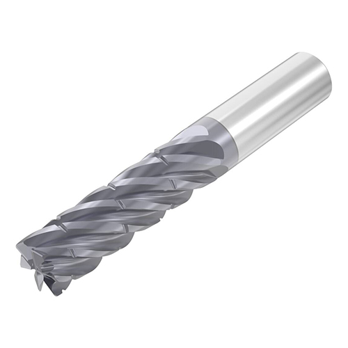 3/4" Diameter x 3/4" Shank 6-Flute Standard AlTiN Coated Carbide Roughing End Mill product photo Front View L