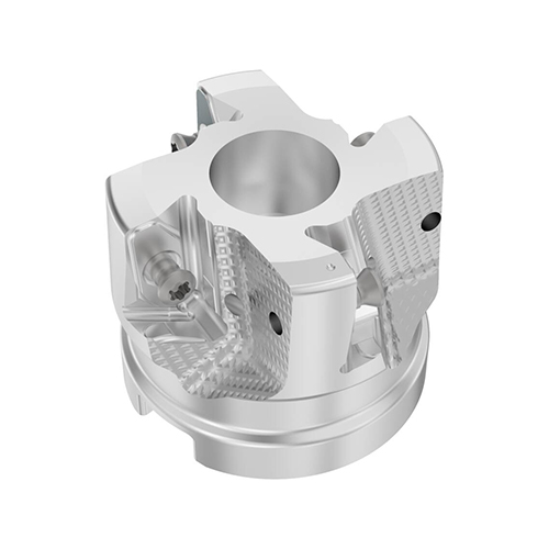 R220.64-02.00-ZO16-4A 2.0000" Diameter Coolant Through Indexable Square Shoulder Face Mill product photo Front View L
