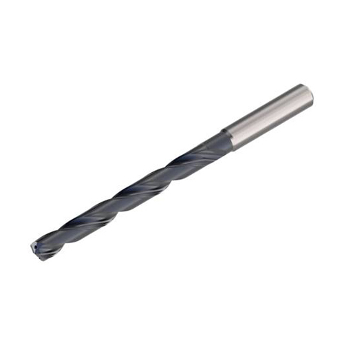0.2500" Diameter 8xD 140 Degree Point Carbide Taper Length Drill Bit product photo Front View L