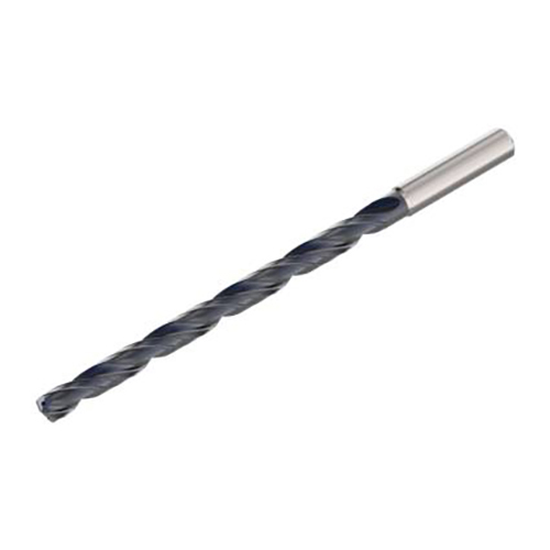 0.3661" x 180mm O.A.L. Coolant Through Extra Length Carbide Drill Bit product photo Front View L