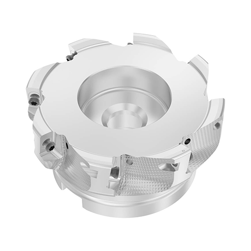 R220.69-04.00-XO16-8A 4.0000" Diameter Coolant Through Indexable Square Shoulder Face Mill product photo Front View L