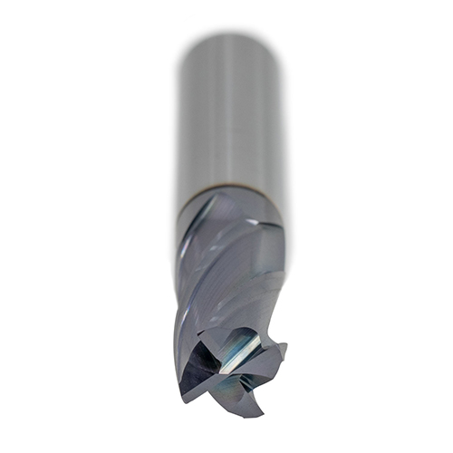 1/2 4-Flute 0.030" Radius TiAlN Coated Solid Carbide End Mill product photo Side View L