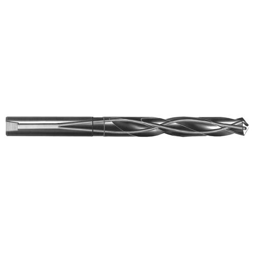 49/64" Diameter x 9-7/8" O.A.L. Straight Shank H.S.S. Oil Hole Drill Bit product photo Front View L