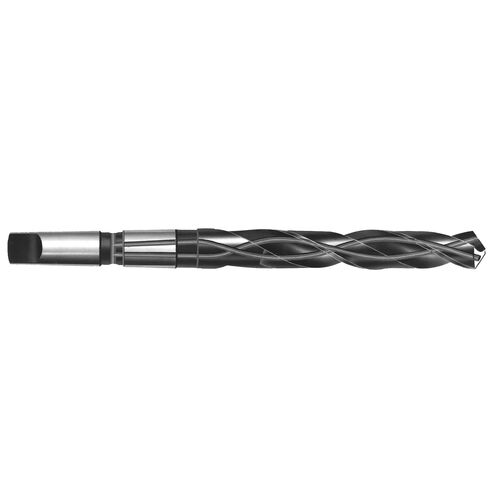 7/8" MT3 Standard Length Taper Shank H.S.S. Oil Hole Drill Bit product photo Front View L