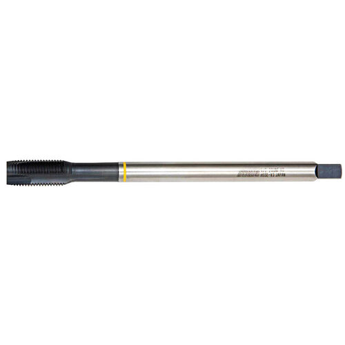 1/4"-20 UNC 6" O.A.L. Yellow Ring HSSE-V3 Spiral Point Tap product photo Front View L