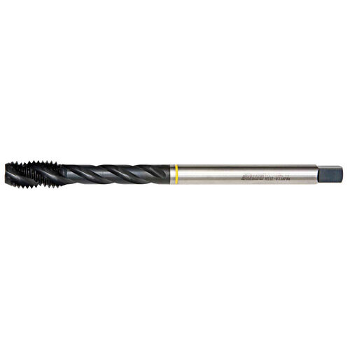 3/4"-10 UNC 6" O.A.L. Yellow Ring HSSE-V3 Spiral Flute Tap product photo Front View L