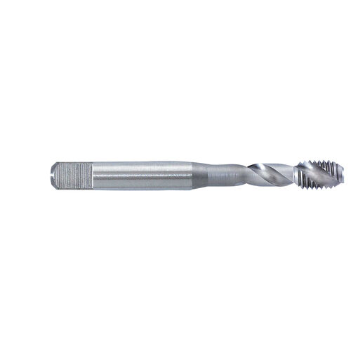 3/8"-24 UNF 2-Flute HSSE-V3 STI 45° Spiral Flute Tap For Aluminum product photo Front View L
