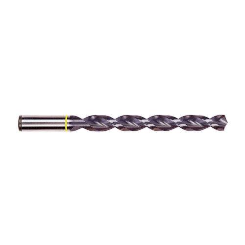 6.10mm High Performance TiAlN Coated Cobalt Parabolic Jobber Drill Bit product photo Front View L