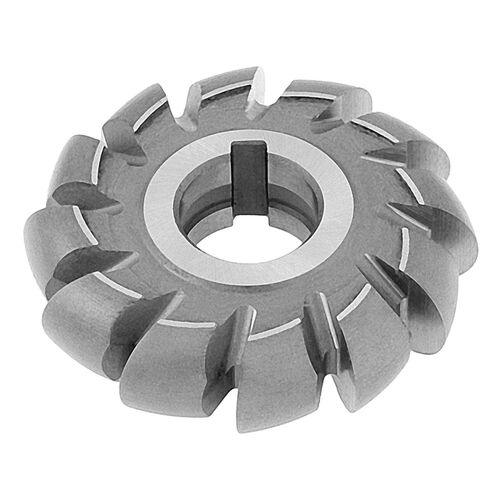 1-3/4" Circle Diameter 5-1/2" x 1-1/4" H.S.S. Convex Cutter product photo Front View L