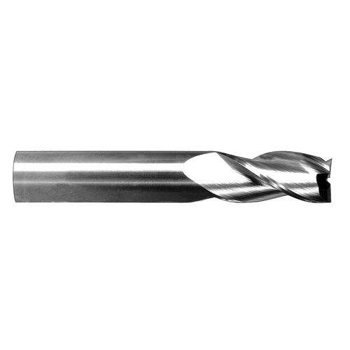 11/64" Diameter x 3/16" Shank 3-Flute 40º Helix Green Series Carbide End Mill product photo Front View L