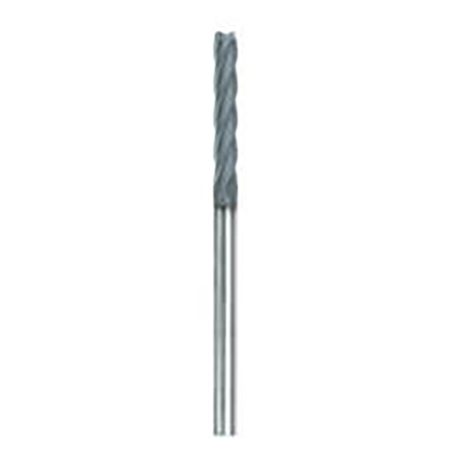 0.5000" Diameter x 0.5000" Shank 4-Flute Standard Diamond CVD Coated Carbide Square End Mill product photo Front View L