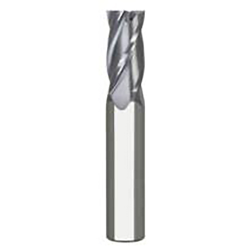 0.7500" Diameter x 0.7500" Shank 4-Flute Extra Long TiAlN Coated Carbide Square End Mill product photo Front View L