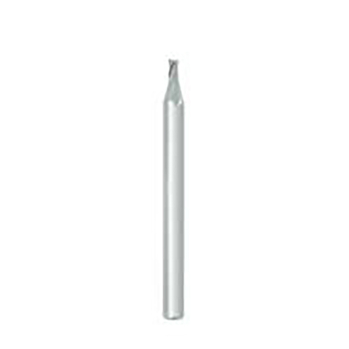 0.0200" Diameter x 0.1250" Shank 4-Flute Short Uncoated Carbide Square End Mill product photo Front View L