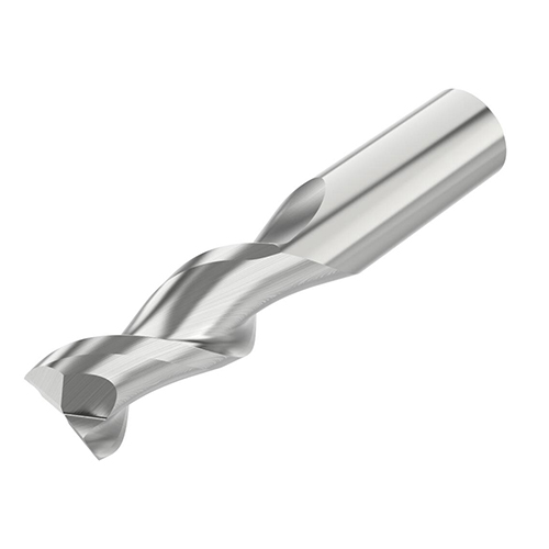 1.0000" Diameter x 1.0000" Shank 2-Flute Short Uncoated Carbide Square End Mill product photo Front View L
