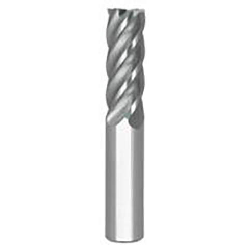 0.3750" Diameter x 0.3750" Shank 5-Flute Short AlCrN Coated Carbide Square End Mill product photo Front View L