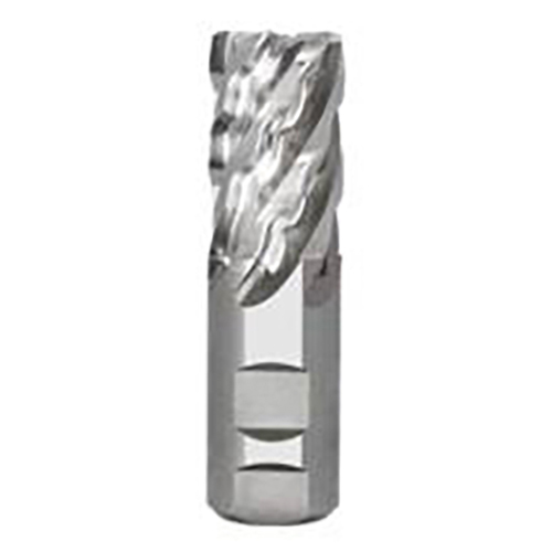 2.0000" Diameter x 2.0000" Shank 0.0400" Corner Chamfer 6-Flute Short Length Uncoated HSCO Corner Chamfer End Mill product photo Front View L