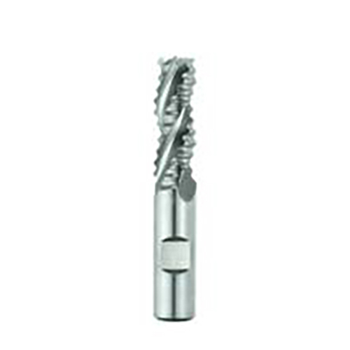3/4" Diameter x 3/4" Shank 3-Flute Extra Long TiCN Coated HSCO Roughing End Mill product photo Front View L