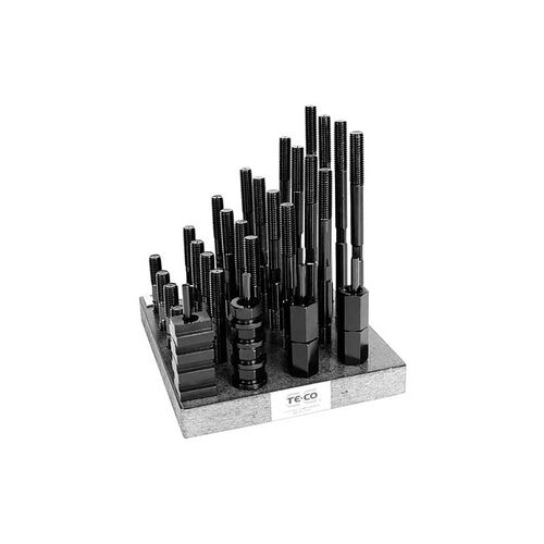 38pc 1"-8 x 1-1/16" T-Slot T-Nut And Studs Set product photo Front View L