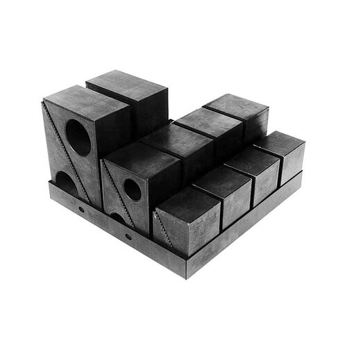 Te-Co 11pc 1" Steel Step Block Clamping Kit product photo Front View L