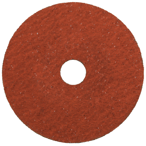 4-1/2" Diameter x 7/8" Hole 36CA-P93 Red Disc N Premium Natural Fibre Disc product photo Front View L