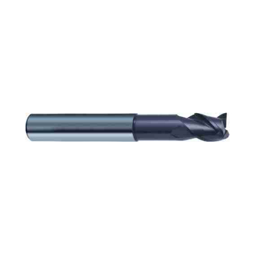 3893 (4.00mm) RF100U 3-Flute Variable Helix Firex Coated Solid Carbide End Mill product photo Front View L
