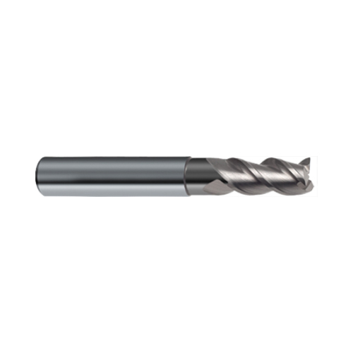 3472 (5.0mm) RF100A 3-Flute Variable Helix Carbide End Mill For Aluminum product photo Front View L
