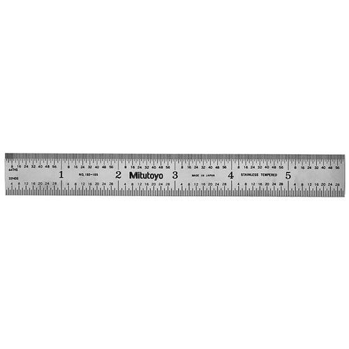 150mm x 6 Wide Steel Rule product photo Front View L