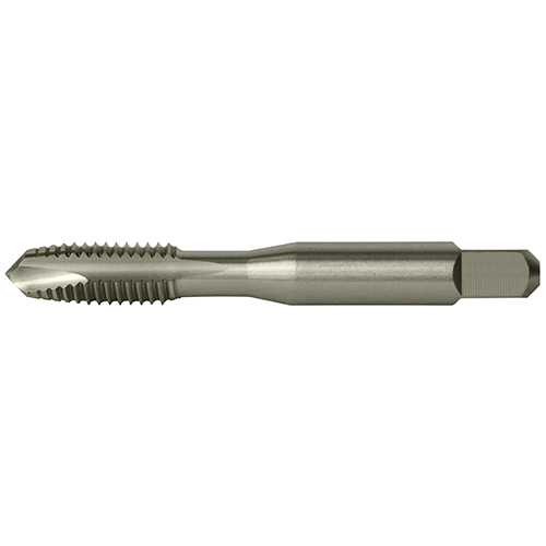 #3-48 UNC 2B H2 Bright High Speed Steel Plug Chamfer Spiral Point Tap product photo Front View L