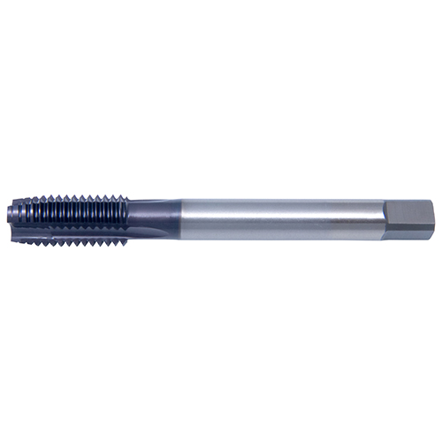 M12x1.25 Metric Fine 6H Black Oxide Coated HSS-E Plug Chamfer Spiral Point Tap product photo Front View L