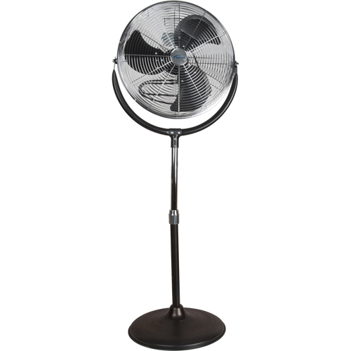 20" High Velocity Pedestal Fan, 3 Speed product photo Front View L
