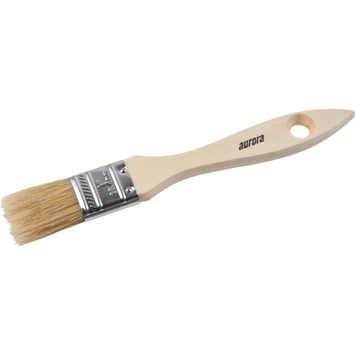 1" AP200 Series Paint Brush, White China, Wood Handle product photo Front View L