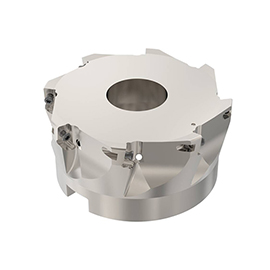 R220.69-04.00-12-8AN 4" Diameter 1-1/2" Arbor Hole 8-Flute Indexable Square Face Mill product photo