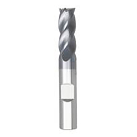 0.7500" Diameter x 0.7500" Shank 4-Flute Stub AlTiN Coated Carbide Square End Mill product photo