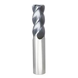5/16" Diameter x 0.3125" Shank 4-Flute AlTiN Coated Corner Radius Carbide End Mill product photo