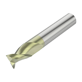 0.3750" Diameter x 0.3750" Shank 2-Flute Stub ANF Coated Carbide Square End Mill product photo