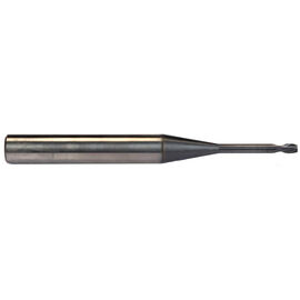 1.8mm Diameter x 6mm Shank 2-Flute Standard Length Necked Design Premium Carbide End Mill product photo