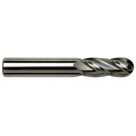 20.0mm Diameter x 20mm Shank 4-Flute Regular Length Ball Nose Blue Series Carbide End Mill product photo