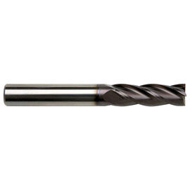 1/2" Diameter x 1/2" Shank 4-Flute Long Length Yellow Series Carbide End Mill product photo
