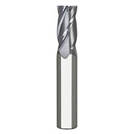 0.0313" Diameter x 0.1250" Shank 4-Flute Long TiAlN Coated Carbide Square End Mill product photo
