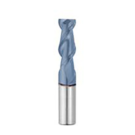 0.2500" Diameter x 0.2500" Shank 2-Flute Standard TiCN Coated Carbide Square End Mill product photo