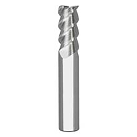 0.2500" Diameter x 0.2500" Shank 3-Flute Standard TiAlN Coated Carbide Square End Mill product photo