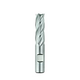0.3125" Diameter x 0.3750" Shank 4-Flute Stub TiCN Coated HSCO Square End Mill product photo