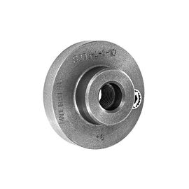 Semi-Machined 2-3/8"-6 Threaded Mount Adapter For 10" Self-Centering Lathe Chucks product photo