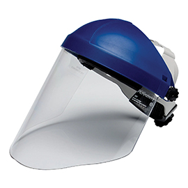 Ratchet Suspension Headgear with Polycarbonate Faceshield product photo