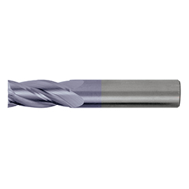 13/64" Diameter x 1/4" Shank, 4-Flute TiAlN Coated Carbide Square Shoulder End Mill product photo